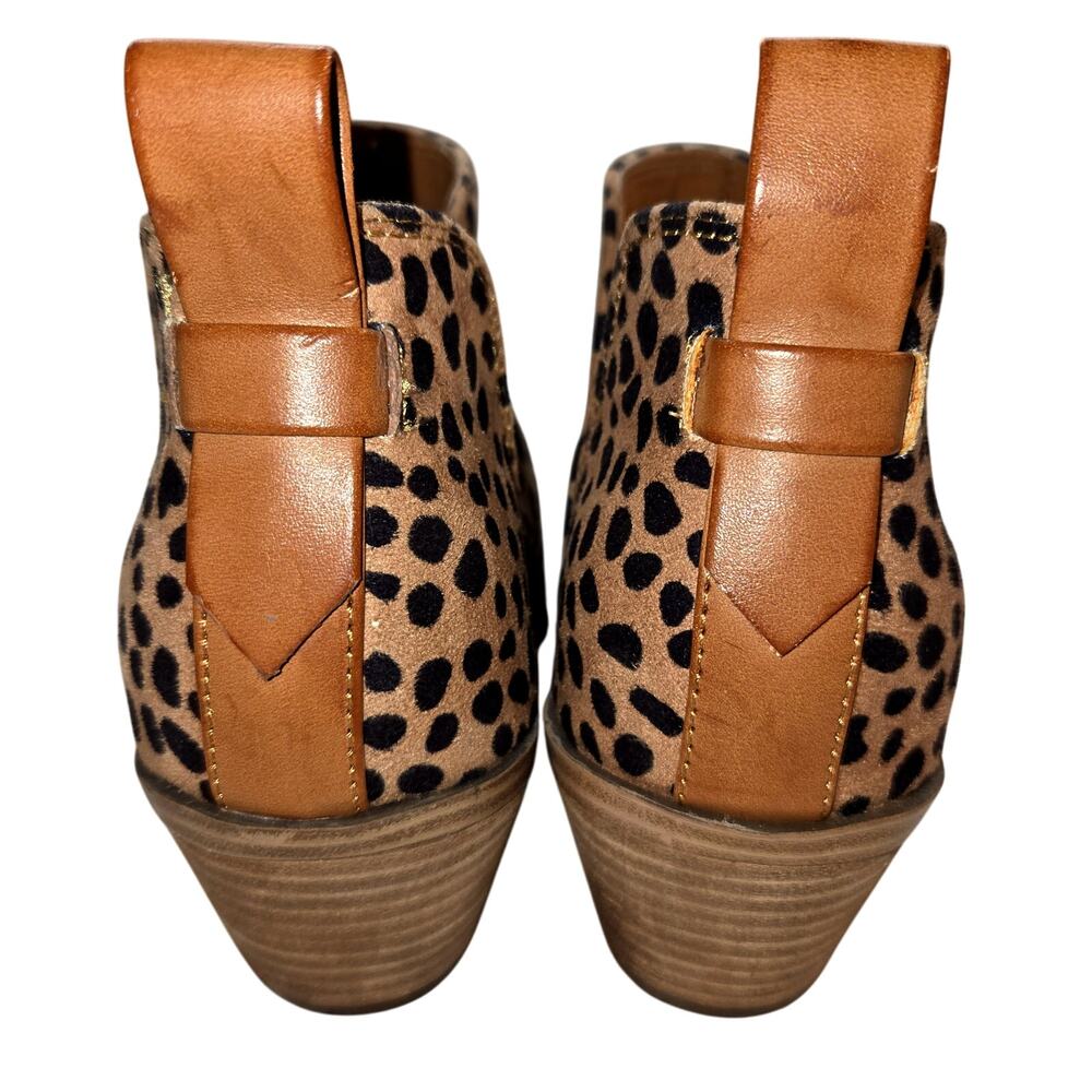 Nine West 6.5 Women's Shoes Brown Ankle Boots Booties 6 1/2 Girl.s - Picture 4 of 8